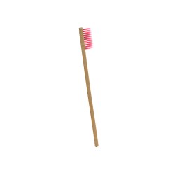 Periuta de dinti clasica, maner drept, culoare roz, model PS03